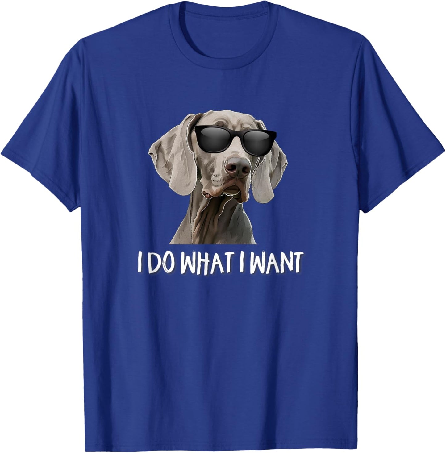 Kids Cute Do What I Want Weimaraner Lover T-Shirt - T-Shirt | Royal