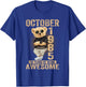 October 39th Birthday Men Women 1985 Awesome Teddy Bear T-Shirt - T-Shirt | Royal