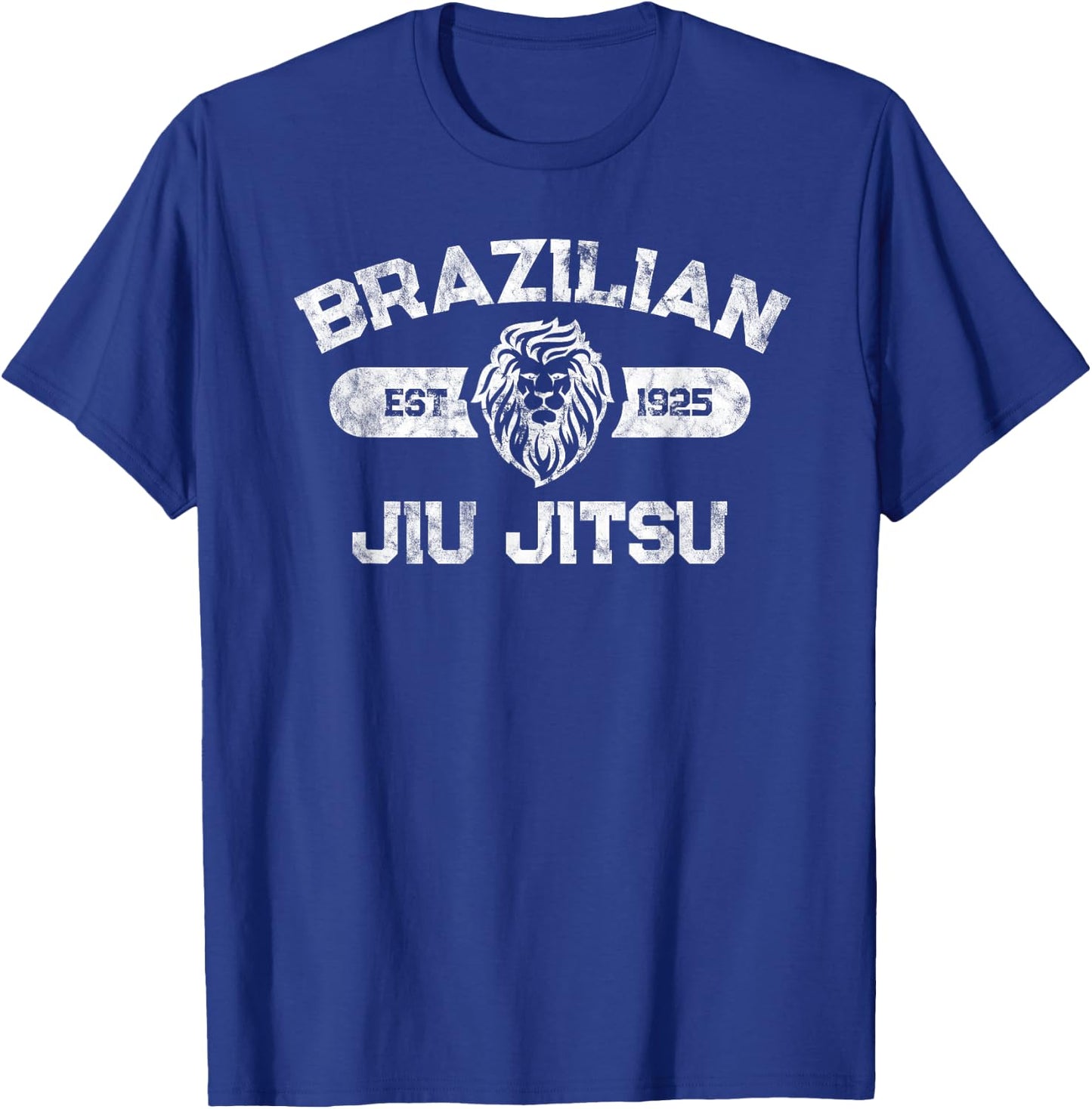 Brazilian Jiu Jitsu Established 1925 BJJ Gift MMA Fighter Small T-Shirt - T-Shirt | Royal