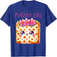 Matzah Girl Happy Passover Jewish Pesach Seder Afikoman Girl T-Shirt - T-Shirt | Royal
