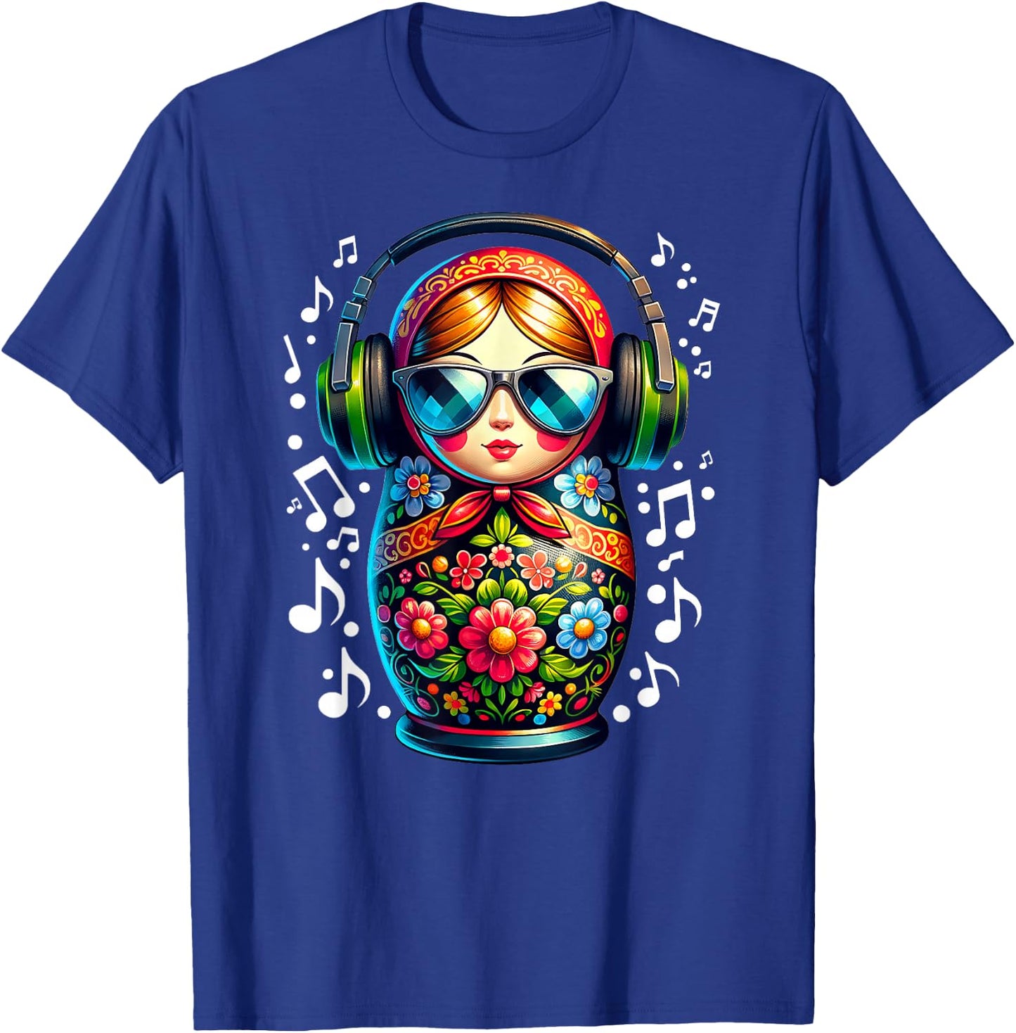 Russian Matryoshka Music Russia Russian Matryoshka T-Shirt - T-Shirt | Royal