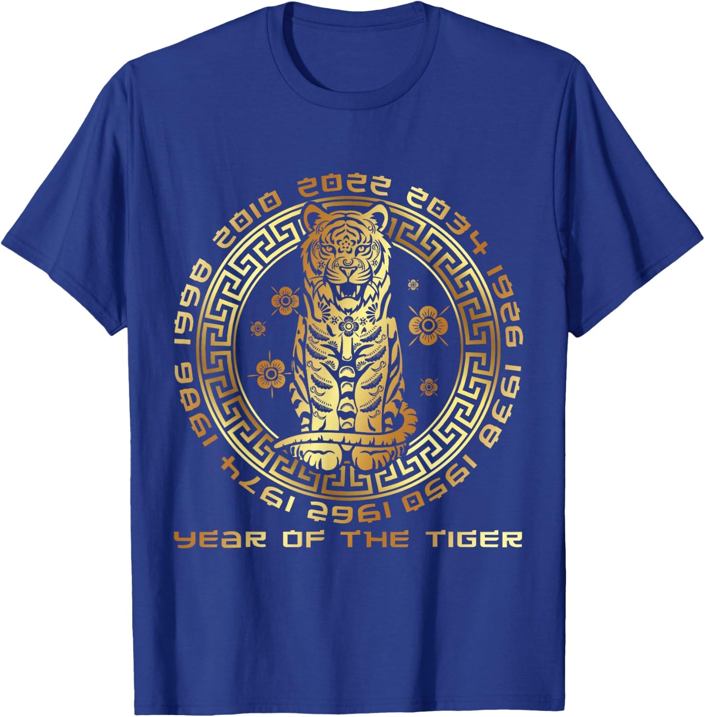 Chinese New Year Of Tiger Chinese Zodiac Years 2034 T-Shirt - T-Shirt | Royal