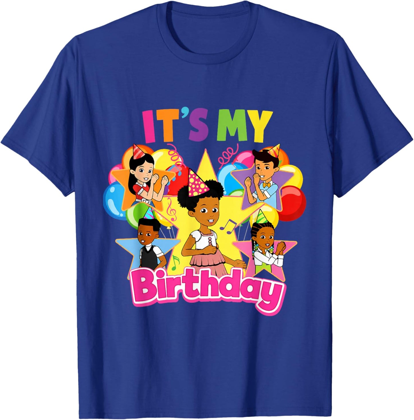 It's My Birthday Girl Gracie Pink Doll Family Decorations T-Shirt - T-Shirt | Royal