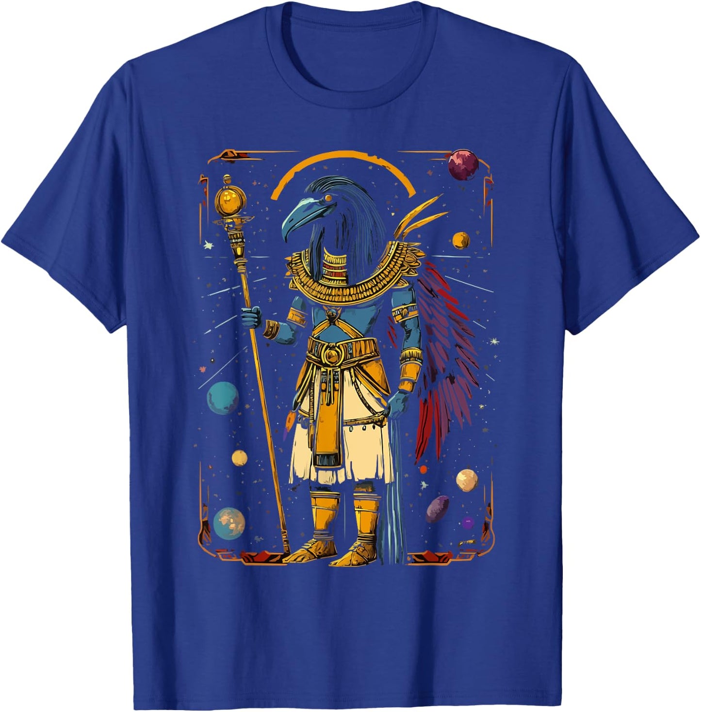Thoth Egyptian God Egyptian Mythology Pyramid Ancient Egypt T-Shirt - T-Shirt | Royal