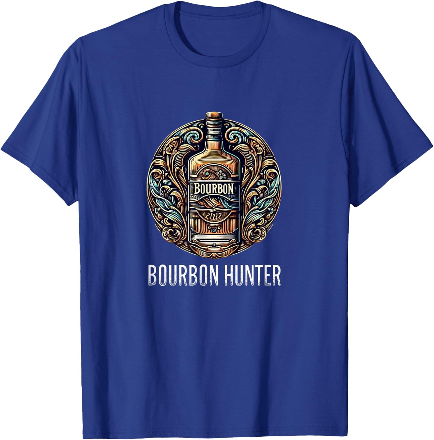 Bourbon Hunter - Vintage Style T-Shirt - T-Shirt | Royal