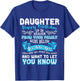 Heaven Memorial Family Happy Birthday Daughter - Women's Birthday - Black - Small - -Adults and Kids - Short Sleeve - - Modern - Letter Print - T Back - Machine Wash T-Shirt - T-Shirt | Royal