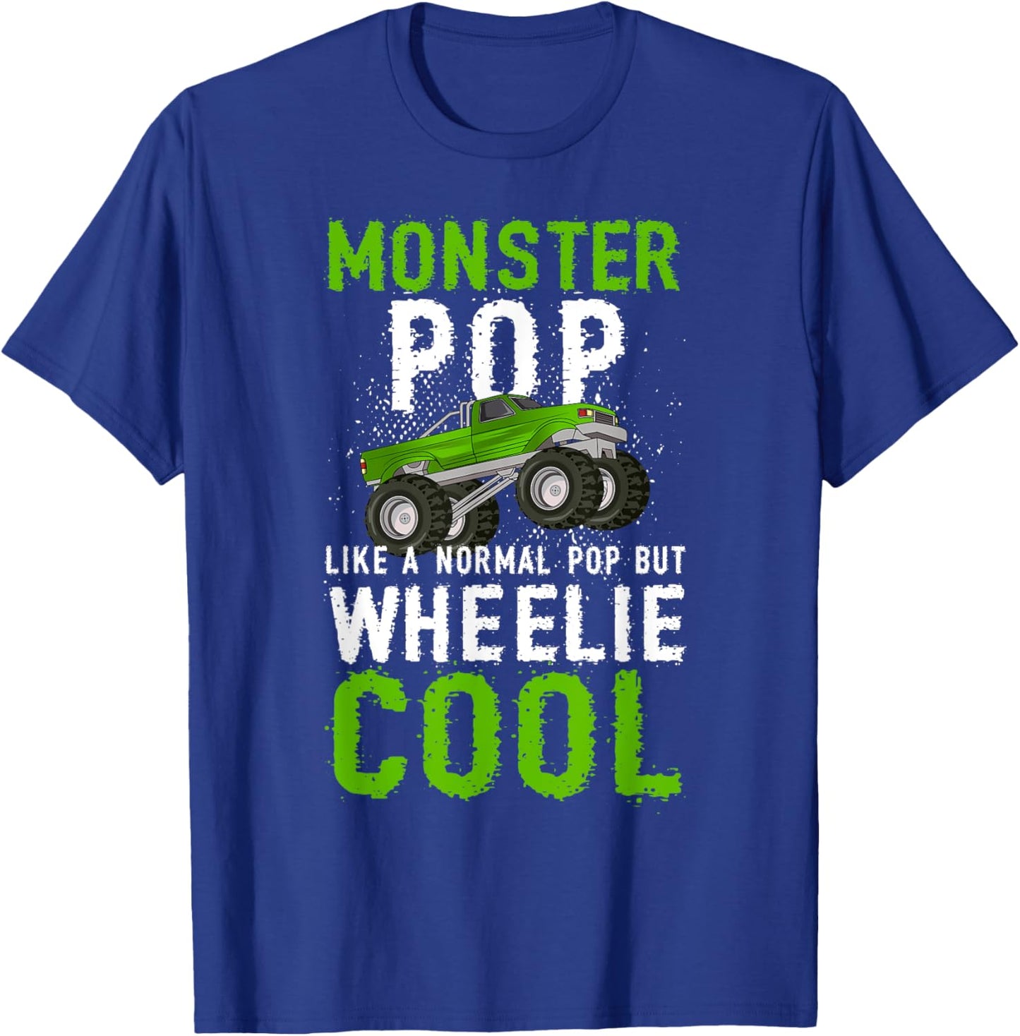 Monster Truck Pop Funny Monster Truck Pop Grandpa T-Shirt - T-Shirt | Royal
