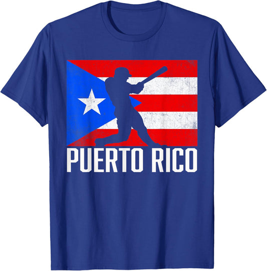 Puerto Rico Baseball World Shirt for Puerto Rican Boys T-Shirt - T-Shirt | Royal