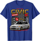Civic EK Type R Japanese Car T-Shirt - T-Shirt | Royal