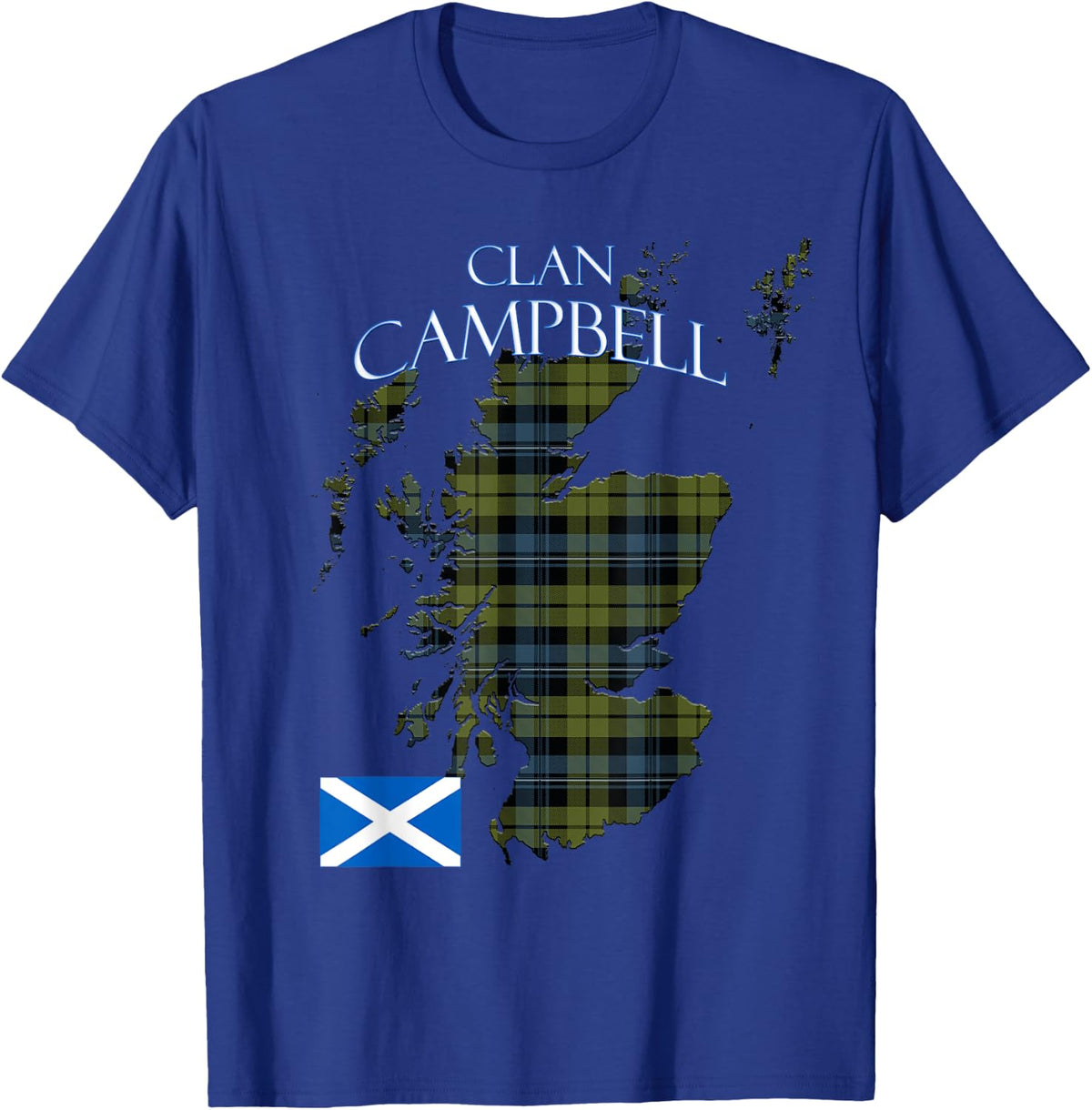 Campbell Scottish Clan Tartan Scotland T-Shirt - T-Shirt | Royal