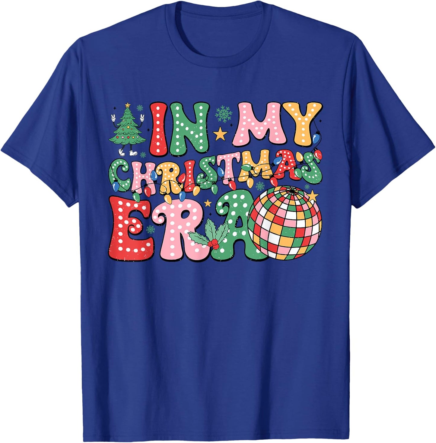 In My Christmas Era Family Matching Merry Christmas 2024 T-Shirt - T-Shirt | Royal