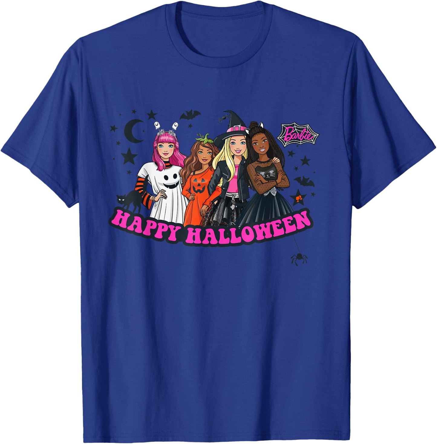 Barbie - Happy Halloween Trick or Treat T-Shirt - T-Shirt | Royal