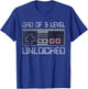 Daddy Again Leveled Up To Dad Of 3 Level Unlocked Father Day T-Shirt - T-Shirt | Royal