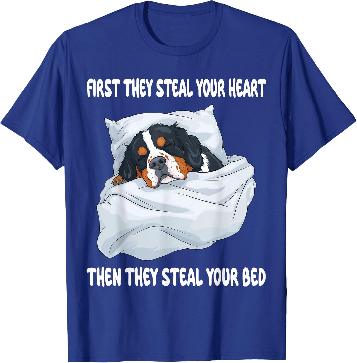 Greater Swiss Mountain Dog Sleeping Pajamas Nightgown T-Shirt - T-Shirt | Royal