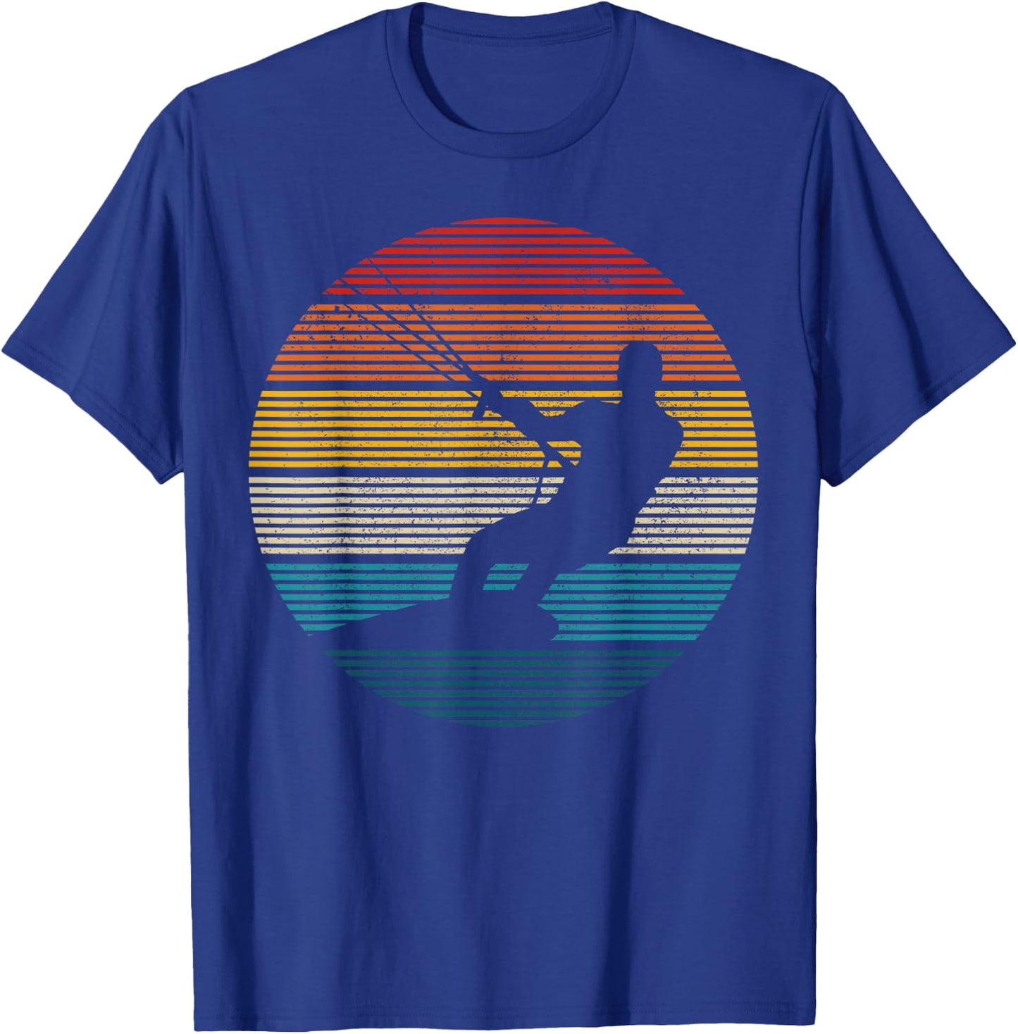 Kitesurfing Kiteboarding Kitesurfing Vintage Gift T-Shirt - T-Shirt | Royal
