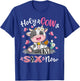 Kids Holy Cow I'm Six 6 Years Old 6th Birthday Boy Girl T-Shirt - T-Shirt | Royal