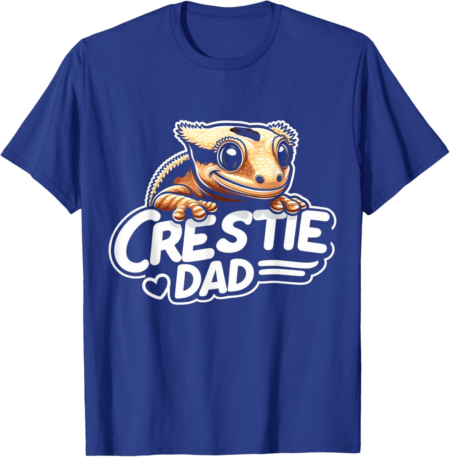 Crested Gecko Crestie Dad - Ultimate Reptile Lover T-Shirt - T-Shirt | Royal