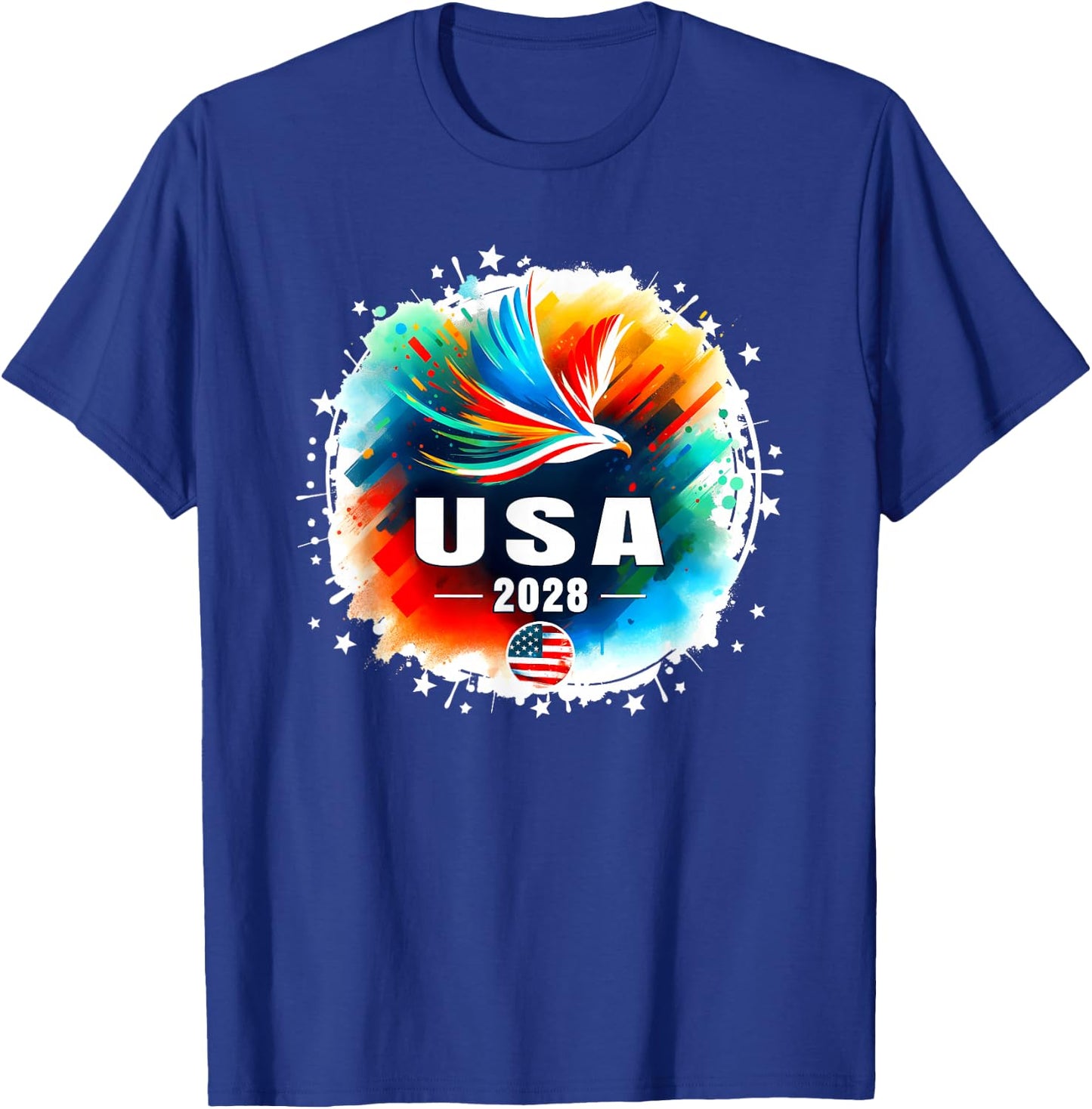 USA 2028 Go United States Sport USA Team 2028 USA T-Shirt - T-Shirt | Royal