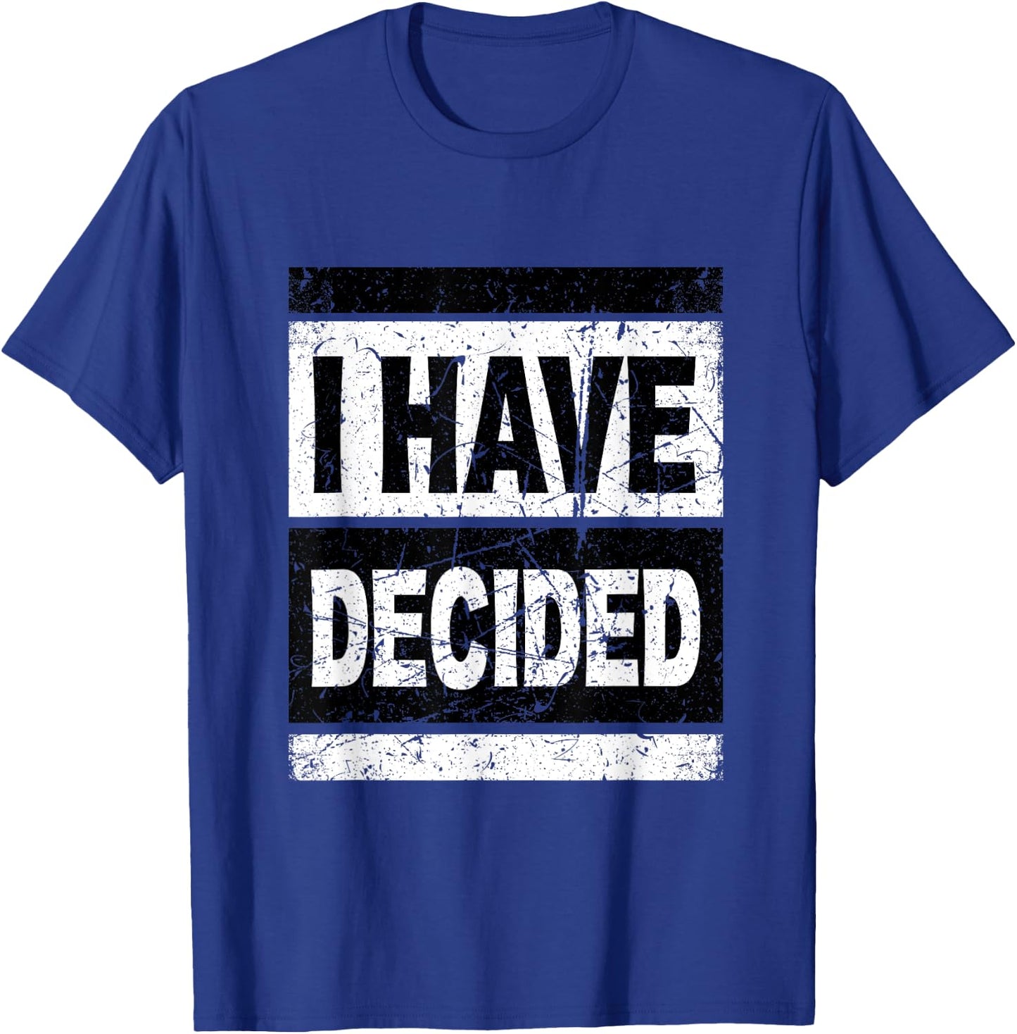 Retro I Have Decided Baptism Shirt Follow Jesus Outfits T-Shirt - T-Shirt | Royal