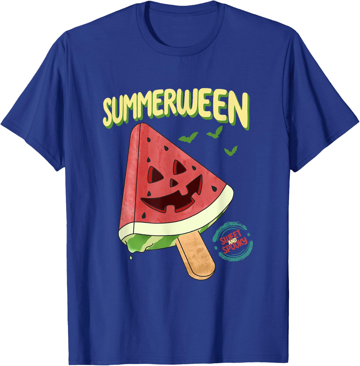 Summerween Sweet And Spooky Halloween T-Shirt - T-Shirt | Royal