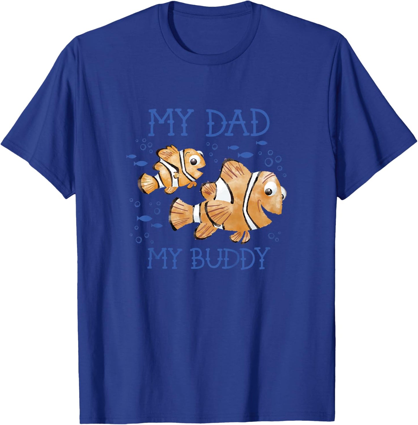 Kids Disney Pixar Finding Nemo Father's Day Dad Buddy T-Shirt - T-Shirt | Royal
