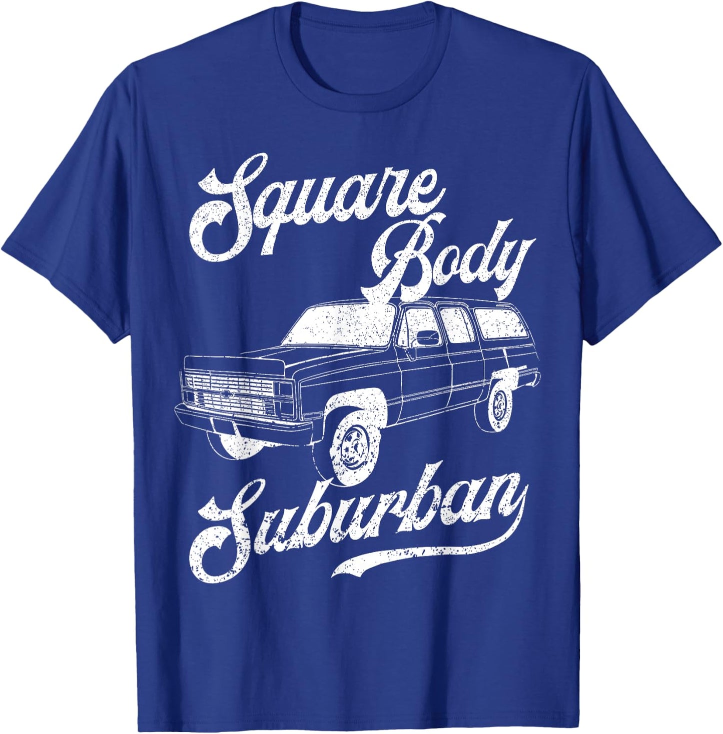 Squarebody Life Classic Pickup Square Body Suburban Truck T-Shirt - T-Shirt | Royal