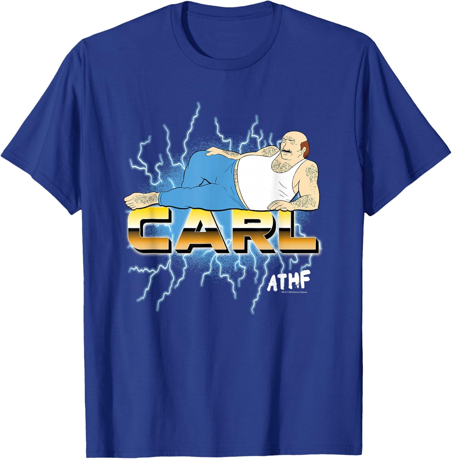 Aqua Teen Hunger Force Carl Lightning Funny Cartoon T-Shirt - T-Shirt | Royal