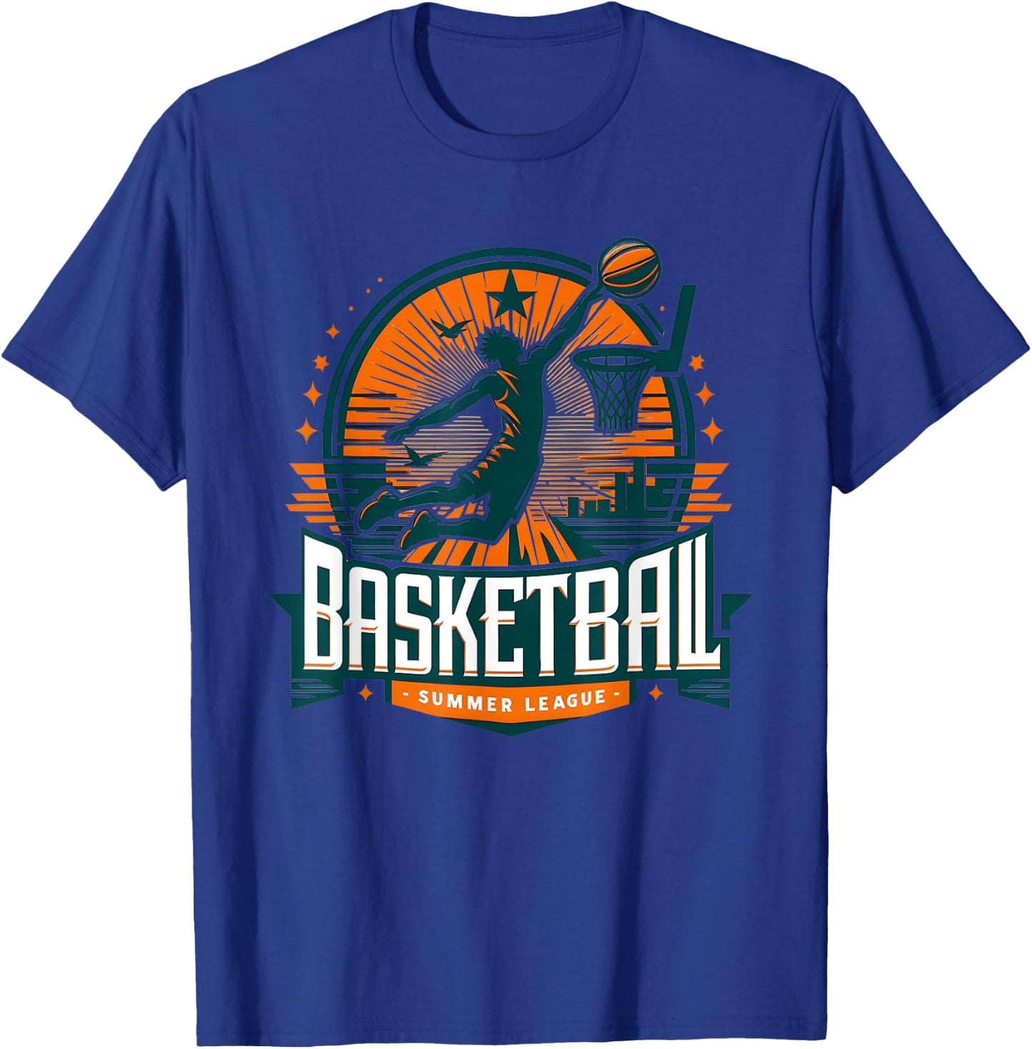 Basketball USA - Summer League Basketball Lover Women Kids T-Shirt - T-Shirt | Royal