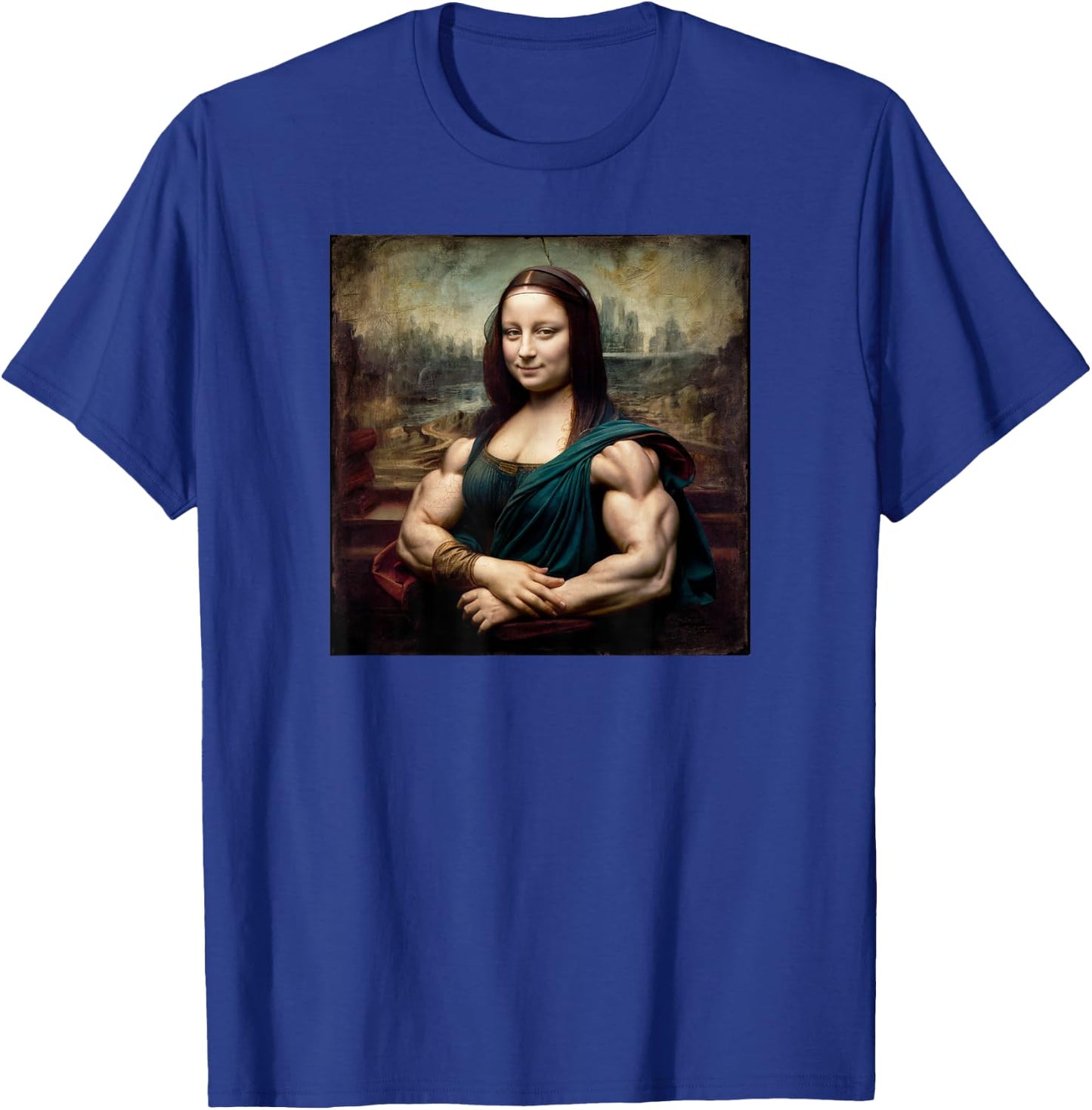 Mona Lisa Gym T-Shirt - T-Shirt | Royal