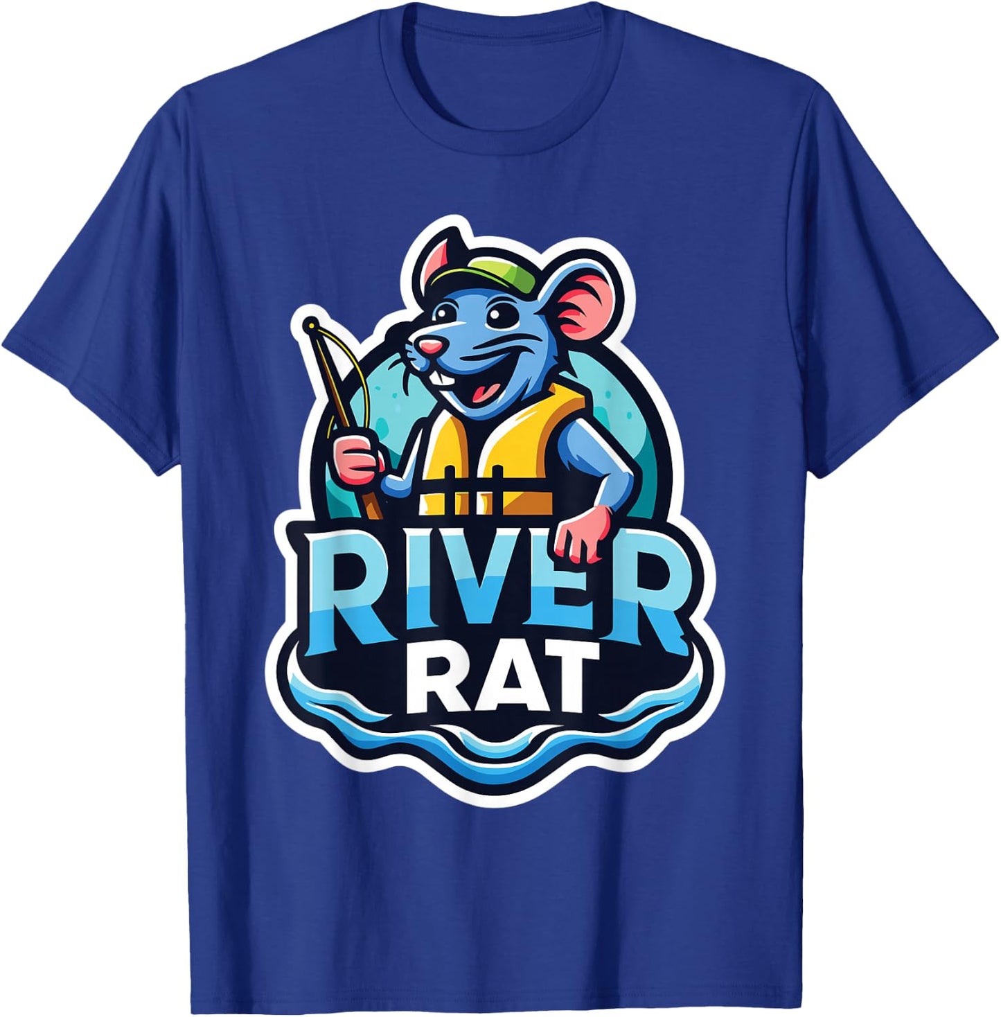 River Rat, River Adventures, River Rat T-Shirt - T-Shirt | Royal