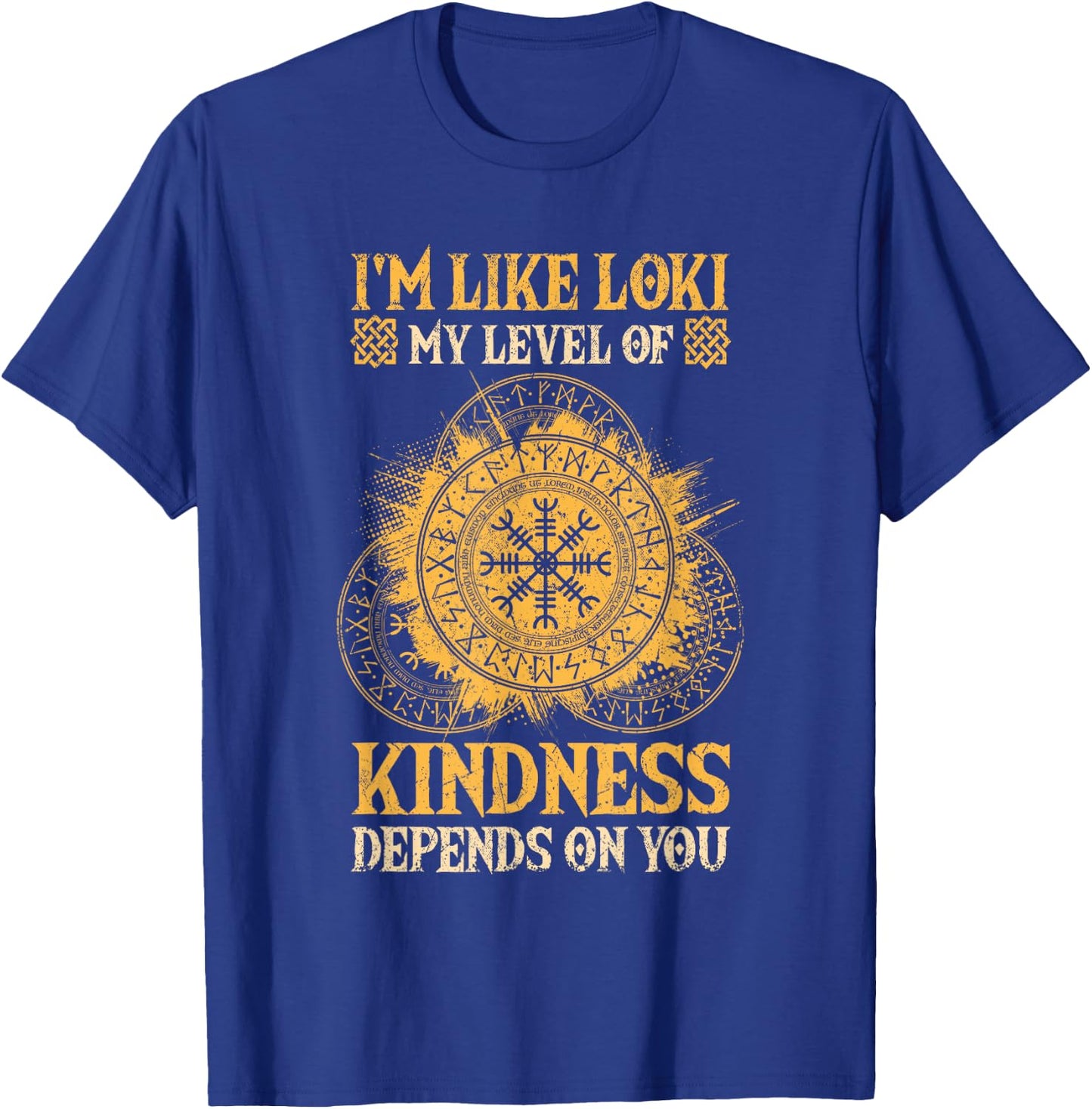 Loki God Norse Mythology Graphic Viking Loki , Small, Black T-Shirt - T-Shirt | Royal