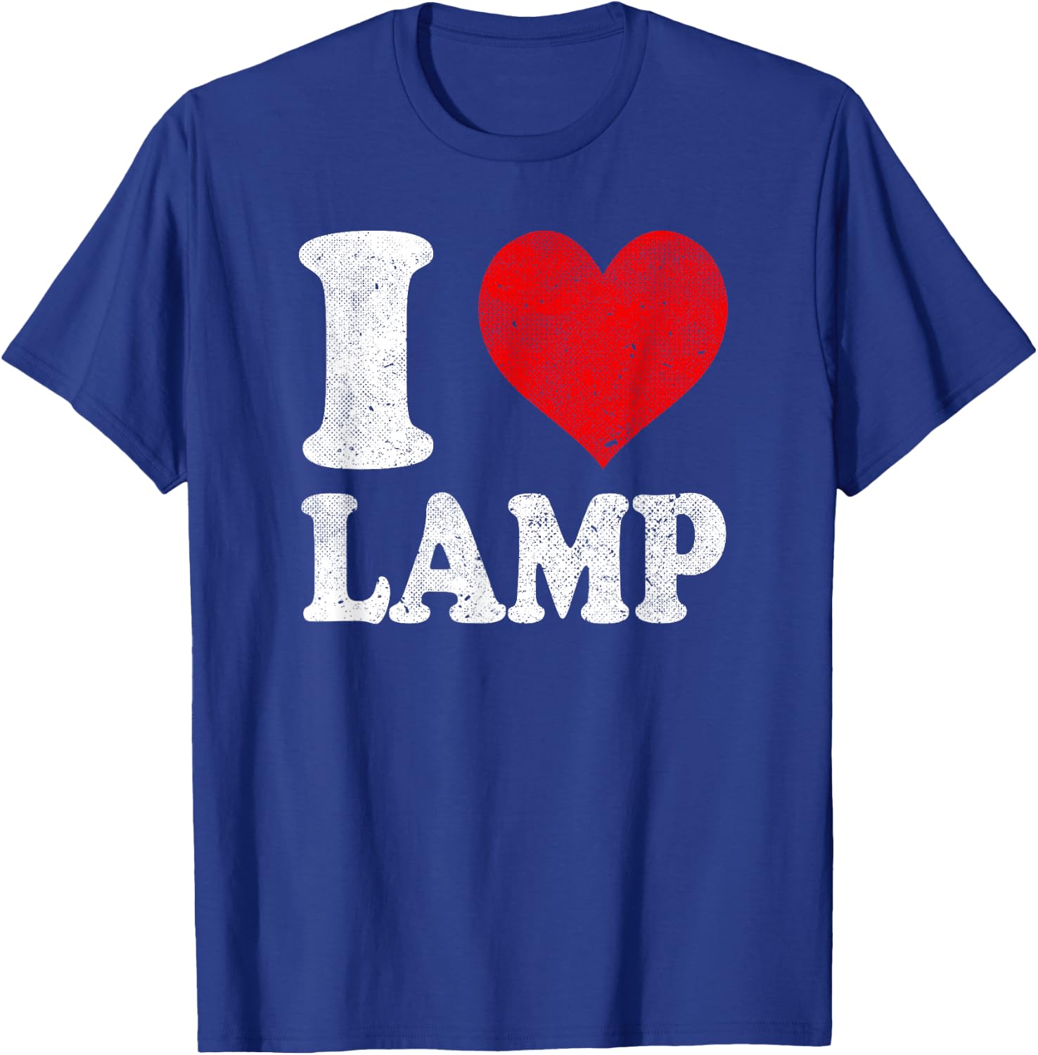 I Love Lamp Vintage T-Shirt - T-Shirt | Royal
