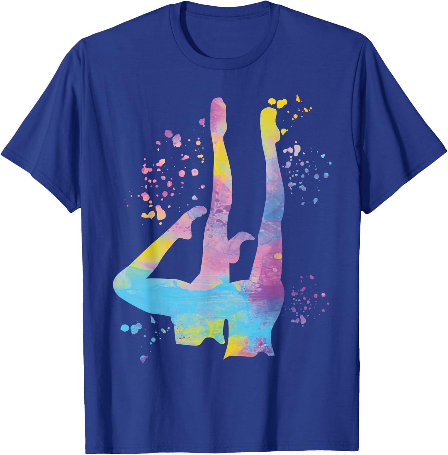 Synchronized Swimming Colorsplash Team Artistic Swim T-Shirt - T-Shirt | Royal