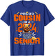 Proud Cousin Of A 2024 Senior Basketball Graduate Grad 2024 T-Shirt - T-Shirt | Royal