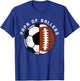 Papa Of Ballers Funny Soccer Football Papa T-Shirt - T-Shirt | Royal