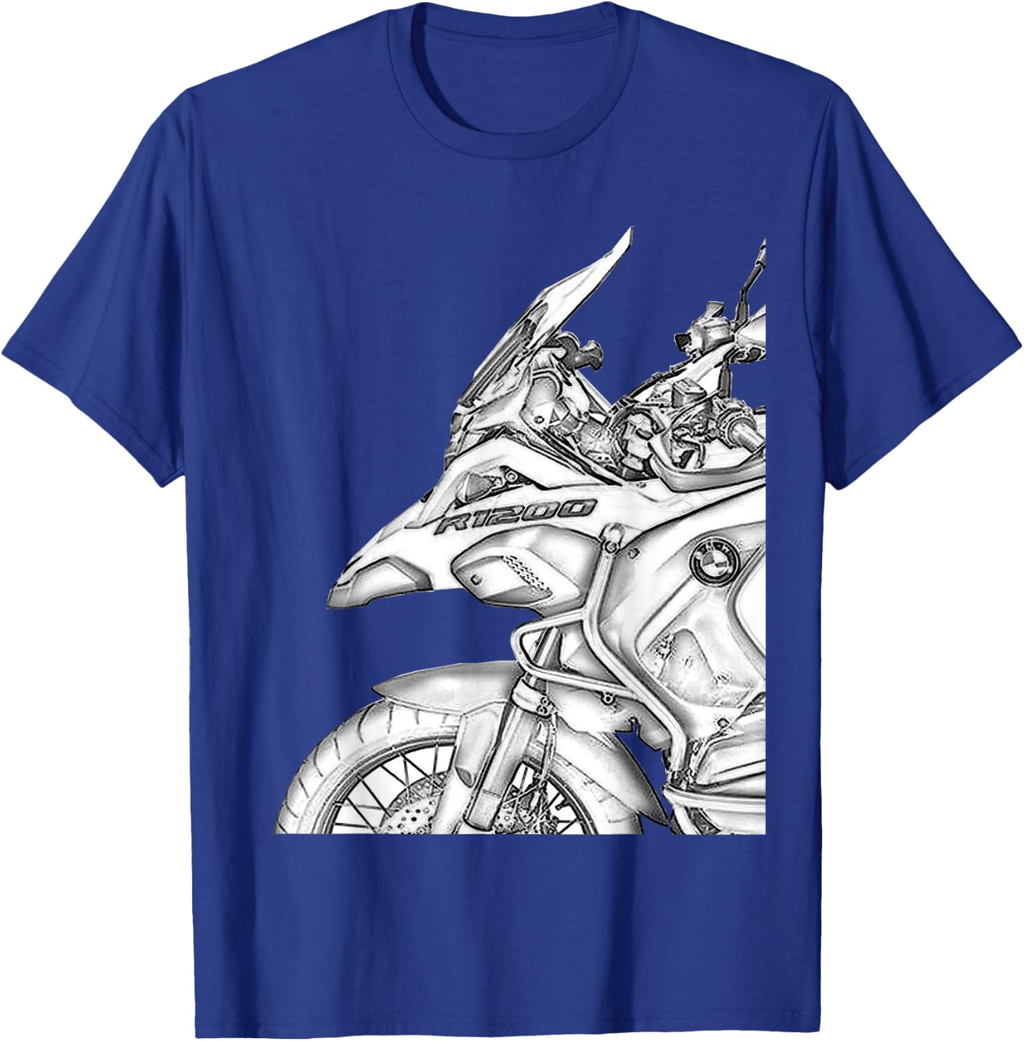 1250 GS Adventure Vintage Bike Enduro Shirt Motorcycle T-Shirt - T-Shirt | Royal