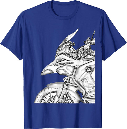 1250 GS Adventure Vintage Bike Enduro Shirt Motorcycle T-Shirt - T-Shirt | Royal