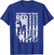 Red Friday Military Shirt On Friday We Wear Red Veteran T-Shirt - T-Shirt | Royal