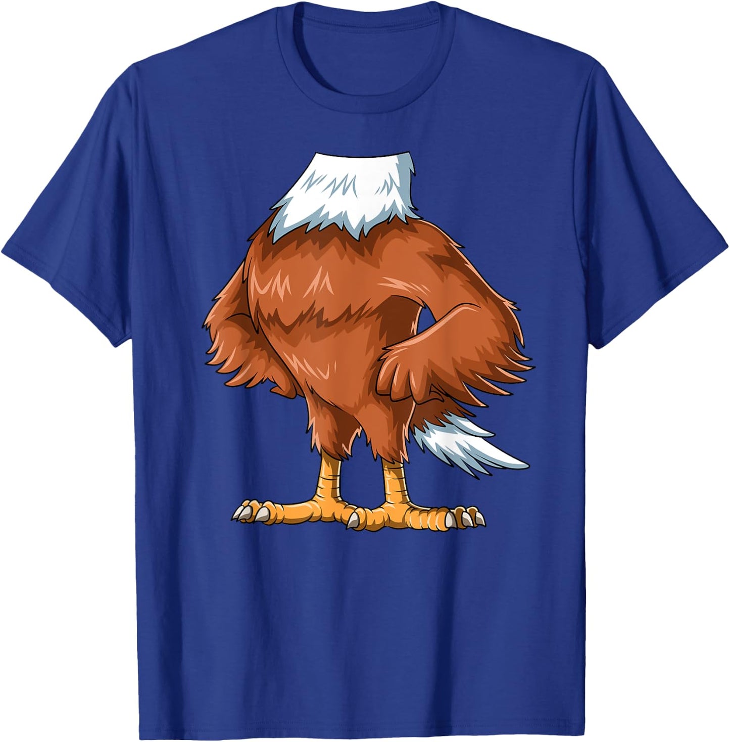 Easy Eagle Costume Eagle Body Headless Eagle Costume T-Shirt - T-Shirt | Royal