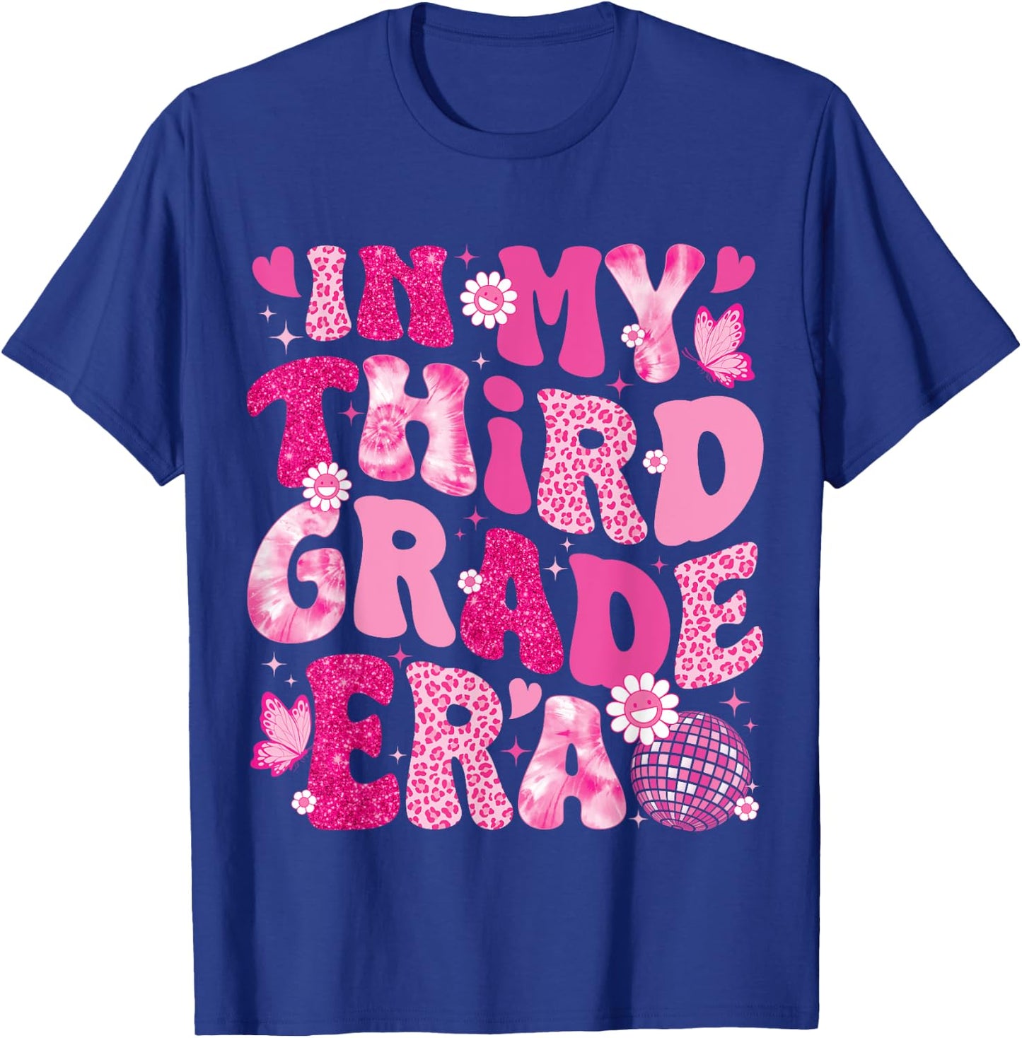 In My Third Grade Era Teachers Women Back To School Girls T-Shirt - T-Shirt | Royal