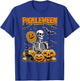 Pickleween Halloween Scary Sekeleton Pickleball Players T-Shirt - T-Shirt | Royal
