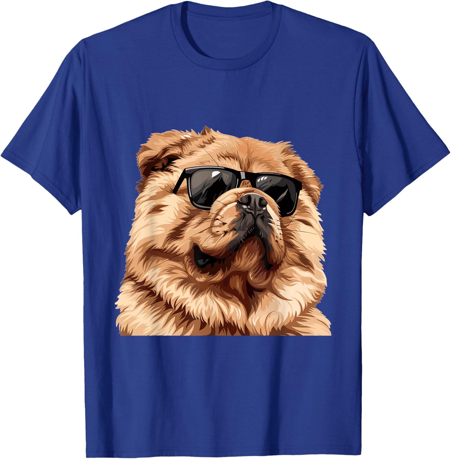 Chow Chow Sunglasses Dog Breed Graphic T-Shirt - T-Shirt | Royal