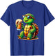 Turtle Drinking Beer Oktoberfest Holiday German Funny Party T-Shirt - T-Shirt | Royal