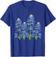 Bluebonnet Texas Spring Flower Fields Texas Wildflower Bloom T-Shirt - T-Shirt | Royal