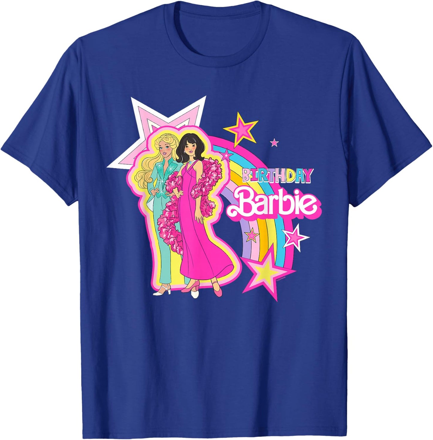 Barbie - Birthday Barbie Rainbow T-Shirt - T-Shirt | Royal