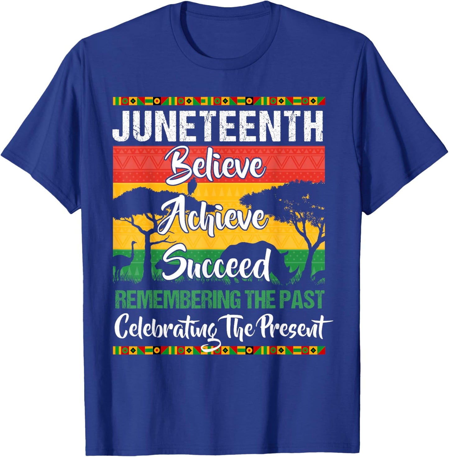 Juneteenth is My Independence Day African 1865 Freedom Day T-Shirt - T-Shirt | Royal