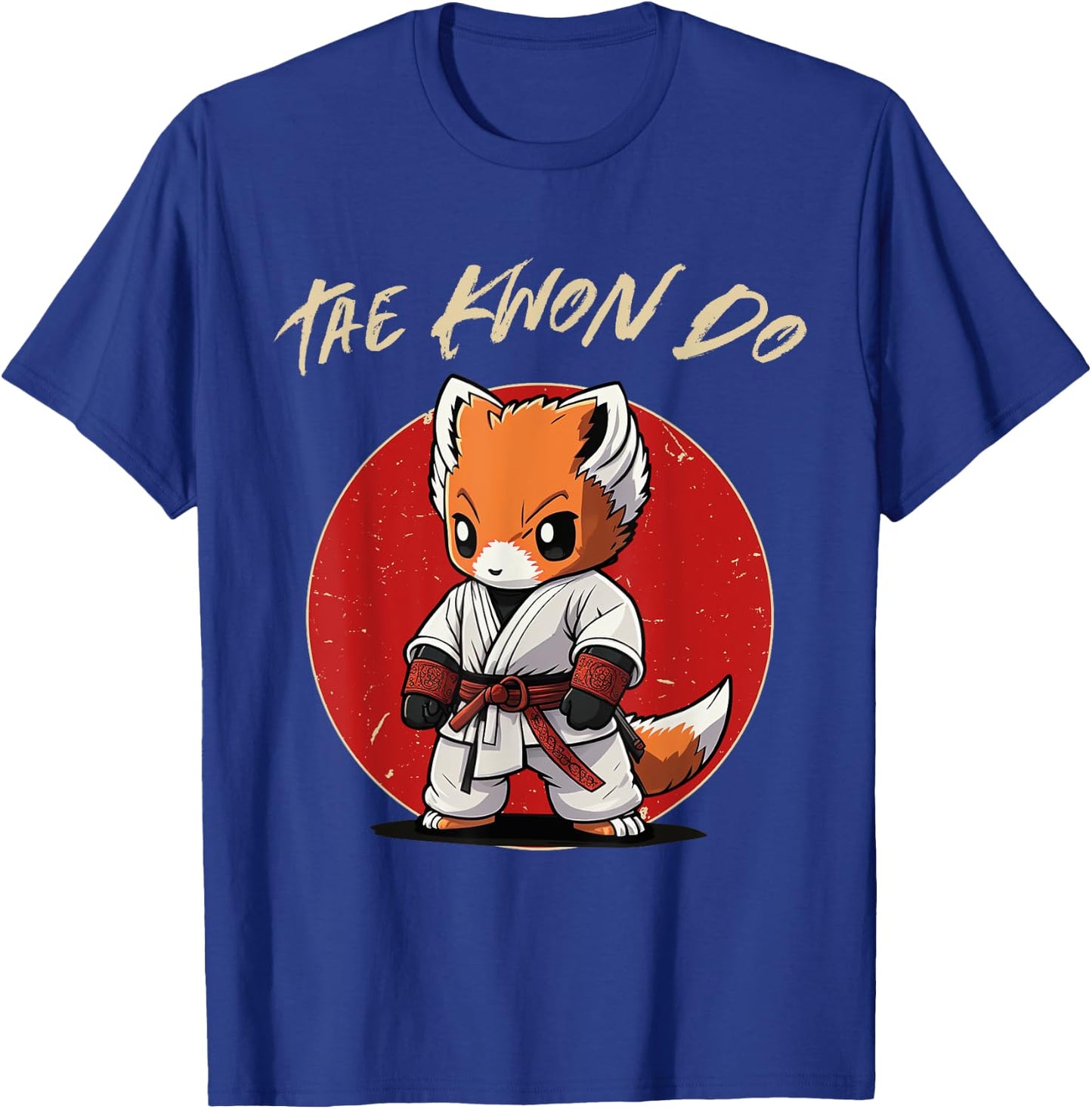 Fox Taekwondo - Funny TKD Korean Martial Arts T-Shirt - T-Shirt | Royal