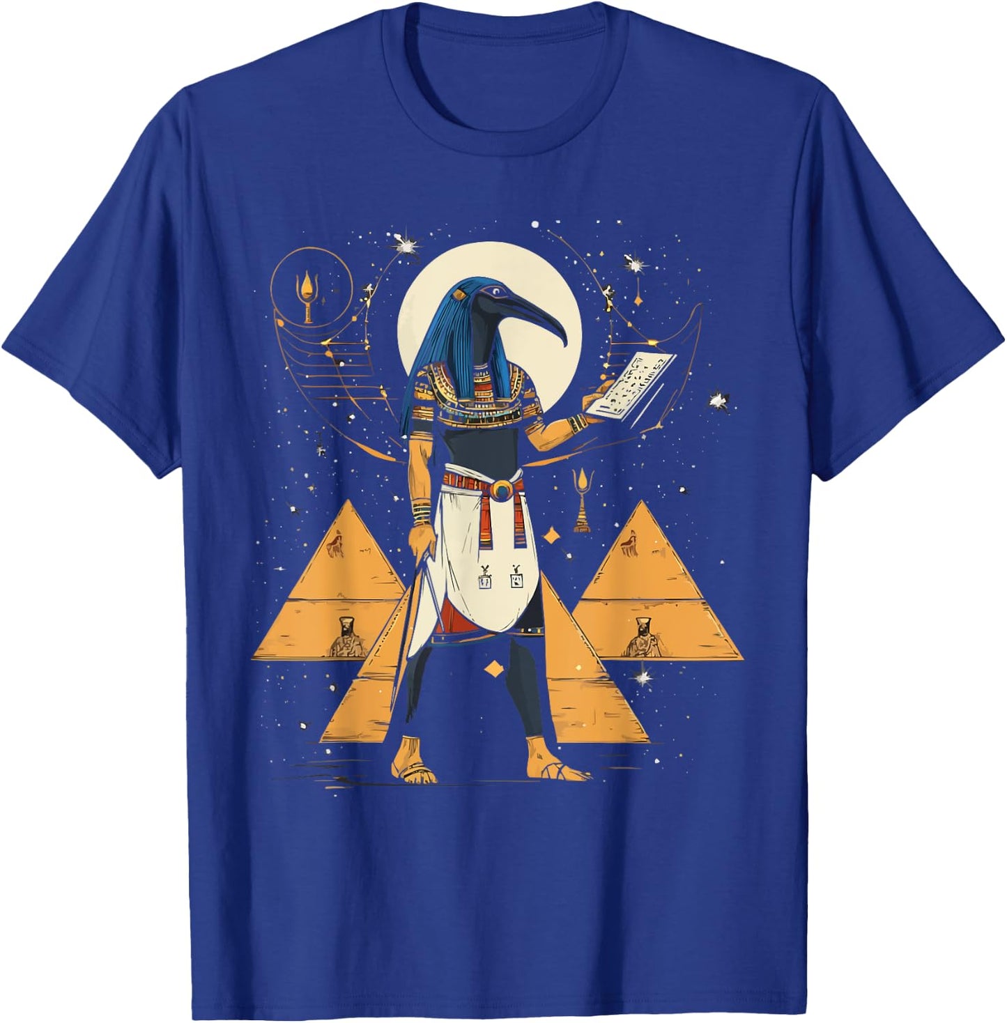 Thoth Egyptian God Egyptian Mythology Pyramid Ancient Egypt T-Shirt - T-Shirt | Royal