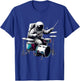Drumming Astronaut Astronaut playing music drum in space T-Shirt - T-Shirt | Royal