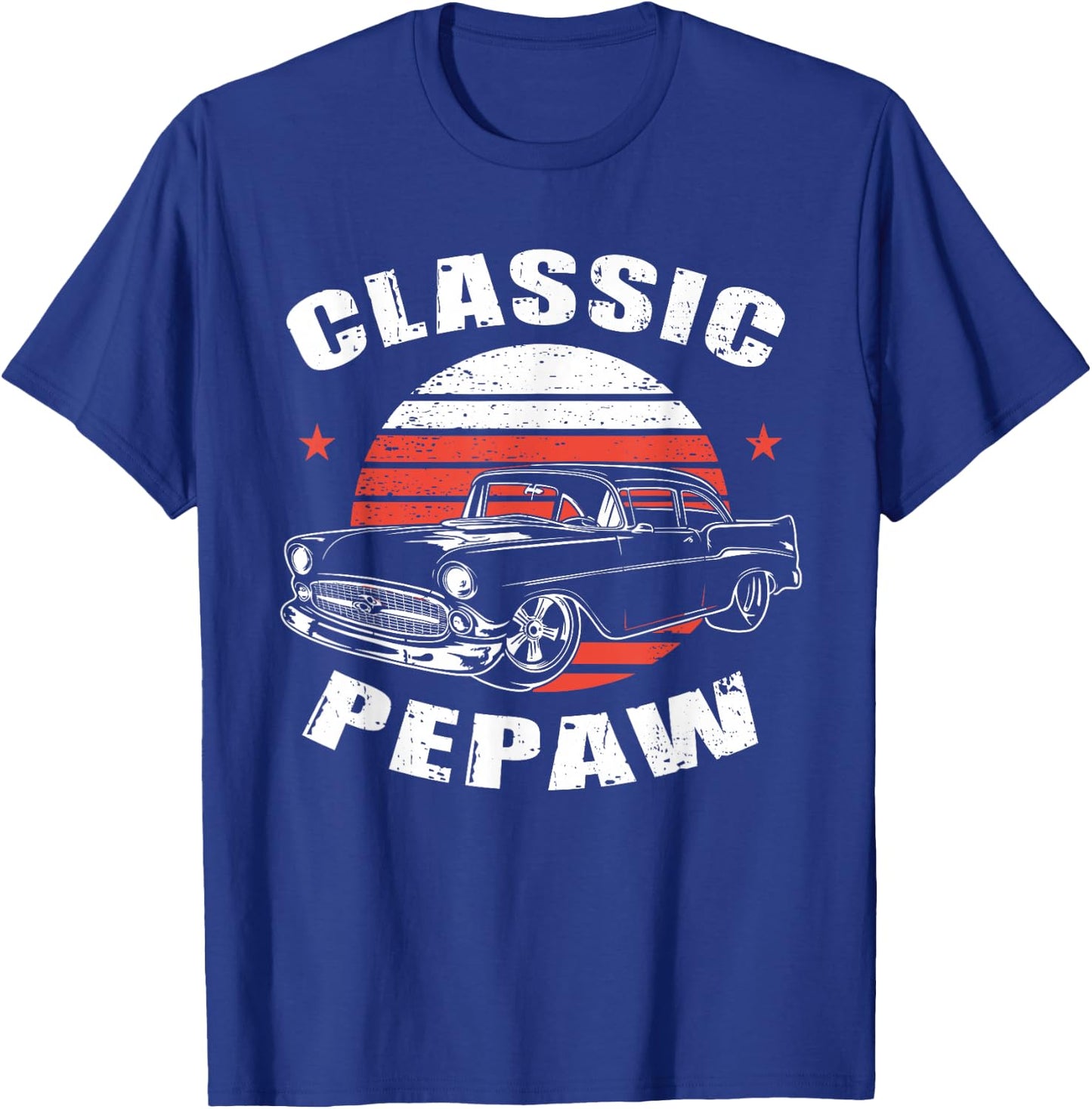 Pepaw Vintage Retro Classic Funny Car Lover Enthusiast T-Shirt - T-Shirt | Royal